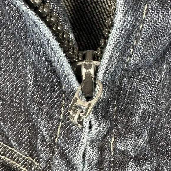 Vintage Marithe Francois Girbaud Jean Jacket Blue‎ Denim Mens 3XL Full Zip Y2K